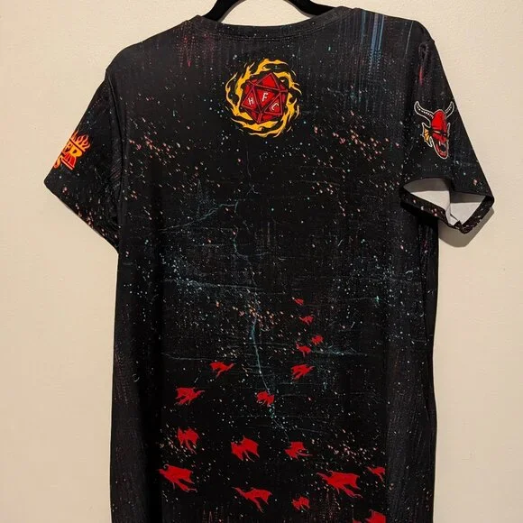 BlackMilk x Stranger Things Piggyback Swing Tee Dress L - Picture 3 of 3